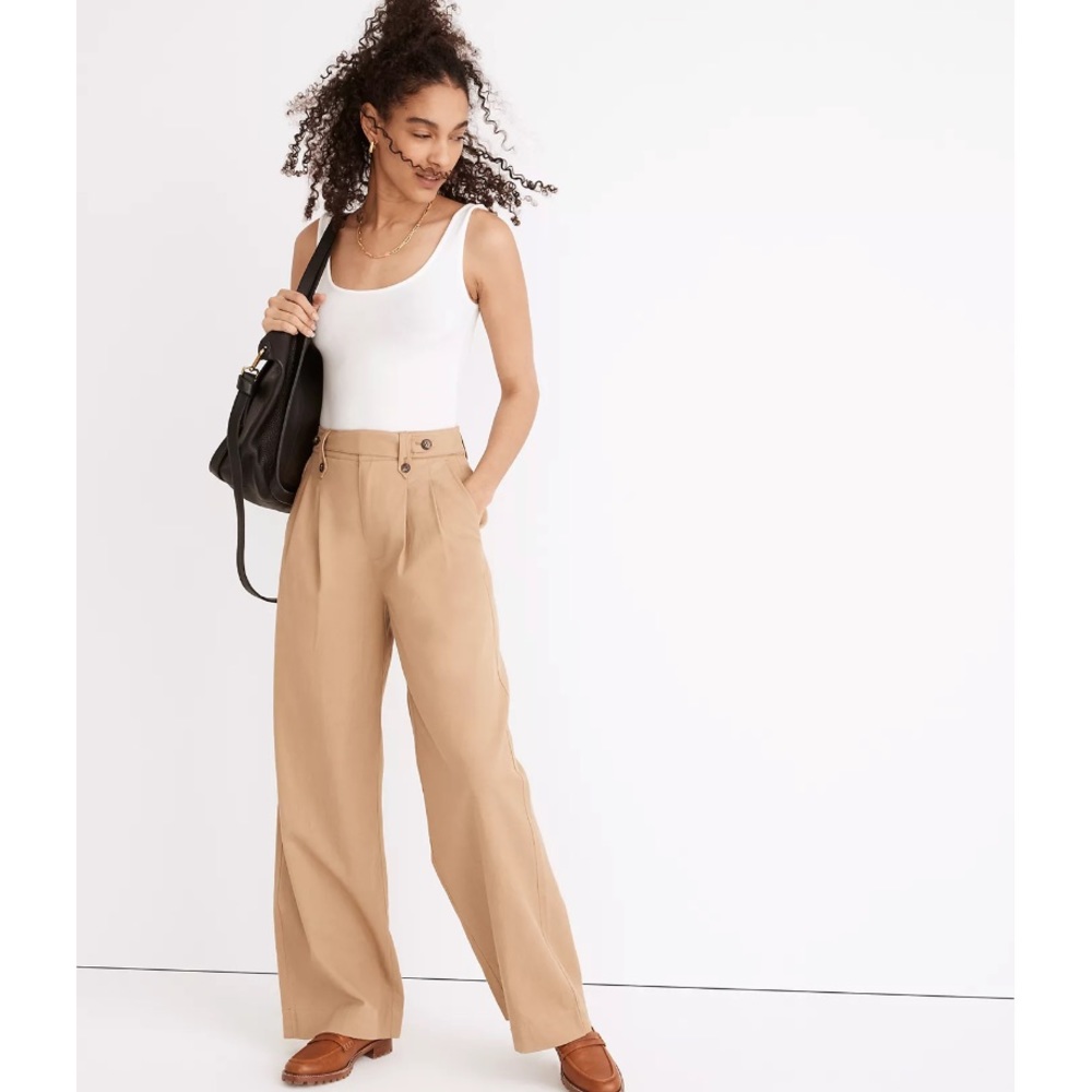NWT Madewell Harlow Wide-Leg Pants